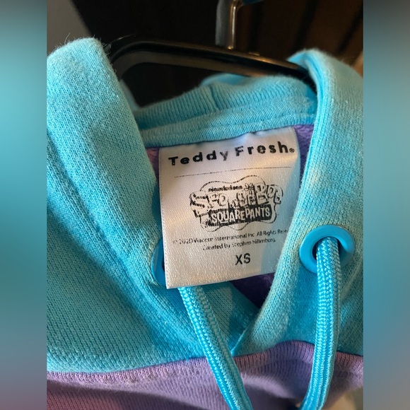 Teddy Fresh X Spongebob color block hoodie - Picture 4 of 4